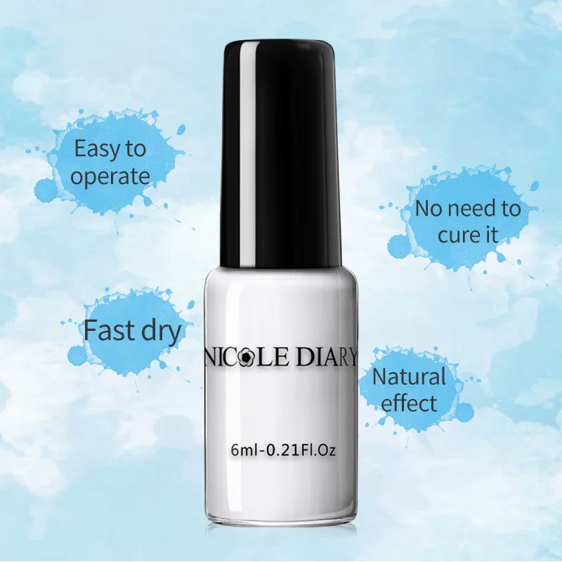 Николь дневник акварельные краски польский Цветущий ногтей дыма эффект