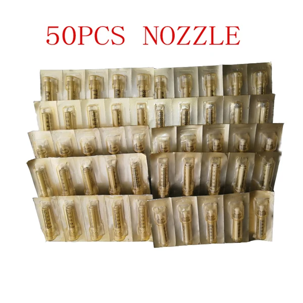 50pcs ampoule 0.5ml Три зубчатого давления, не игла, гиалуроновая ручка-распылитель, стерильный гиалурон, пистолет, Пептидная терапия, уход за кожей против морщин, подтягивание губ - Номер модели: 50pcs ampoule 0.5ml