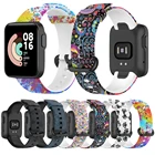 Чехол-накладка для Redmi часы ремешок для смарт-часы, сменный спортивный силиконовый ремешок для Xiaomi Mi band часы Lite смарт-браслет аксессуары