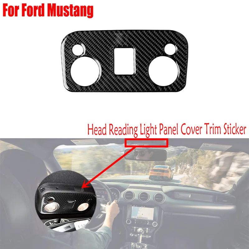 

Автомобильные аксессуары из углеродного волокна для Ford Mustang 2015-2020, интерьерные детали, оболочка, наклейка