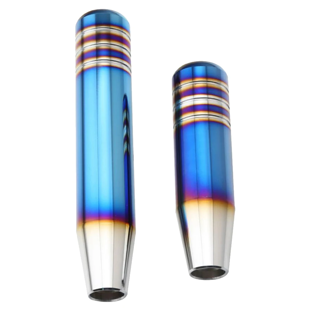 18 см/7 дюймов полуобгоревшая синяя ручка переключения передач из алюминиевого