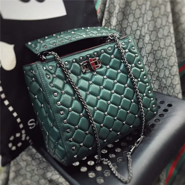 Высококачественная женская сумка через плечо из овечьей кожи сумки кожаная