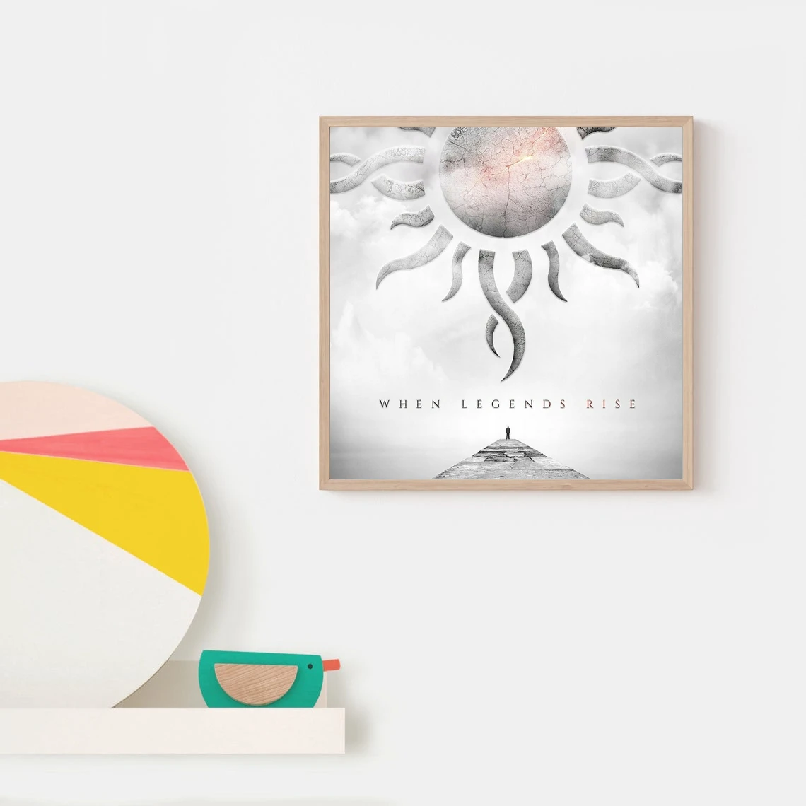 Godsmack When Legends Rise музыкальный альбом холст плакат искусство хип-хоп рэпер