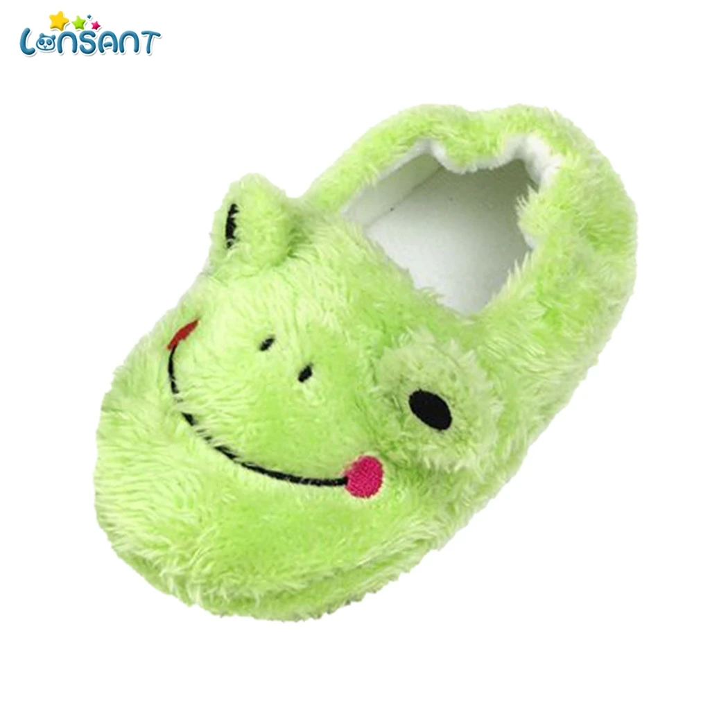 Детская обувь LONSANT детские домашние тапочки для мальчиков и девочек с милыми