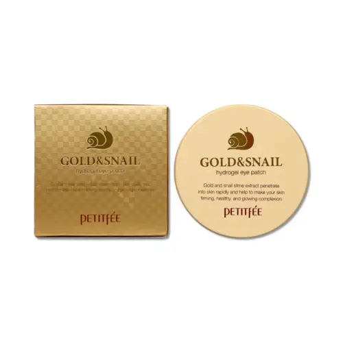 

PETITFEE Gold Snail Eye Patch 60pcs Under Eye Pads Remove Dark Circles and Eye Bags Anti Aging Gold Mask Best Korea Cosmetics
