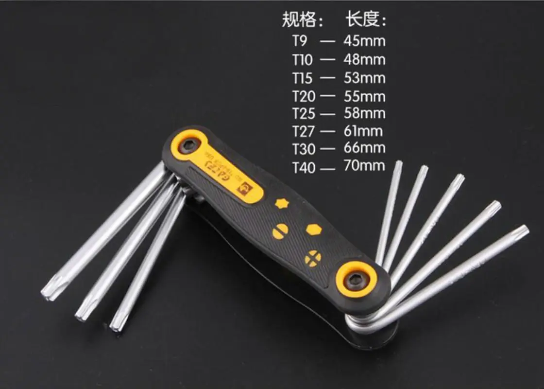 Шестигранный комплект портативный складной 8 комплектов цветок сливы оптом