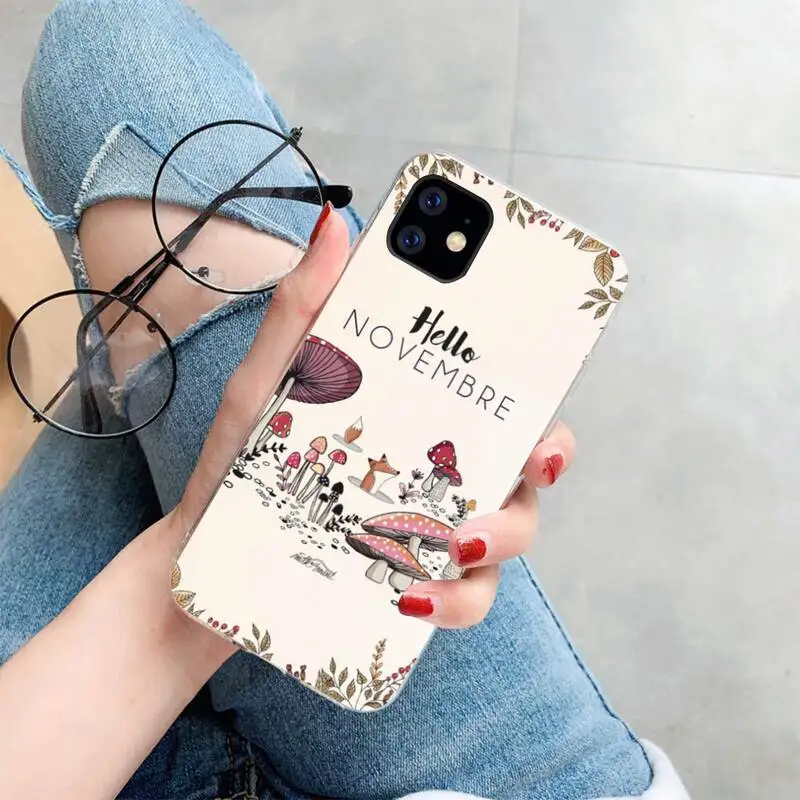 CUTEWANAN кактус и грибы элегантный пользовательский фото мягкий чехол для телефона