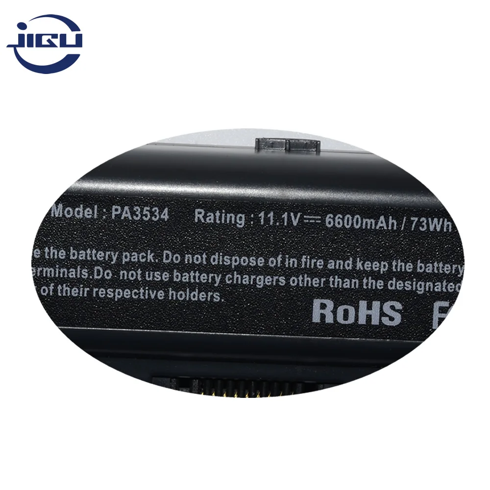 Аккумулятор JIGU для ноутбука Toshiba PA3534U 1BAS Satellite A200 A205 A210 A215 A300 L300 L450D L500 L505 L555 L200|battery