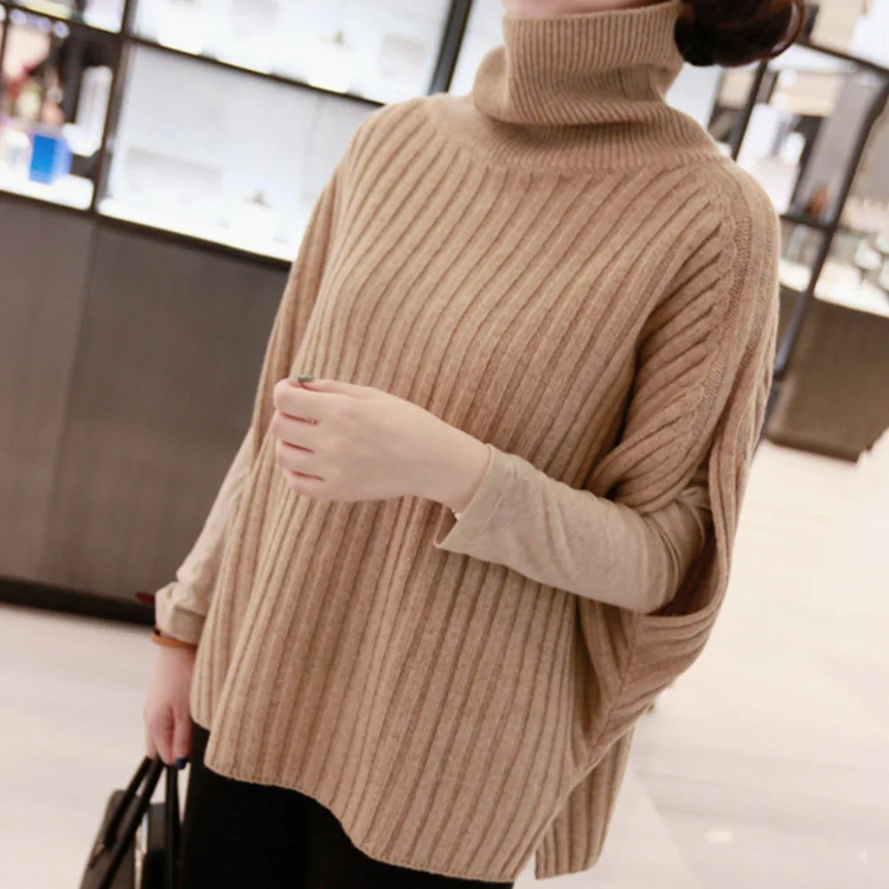 Корейский Японский стиль зимний женский свитер вязаный пуловер кашемировый с