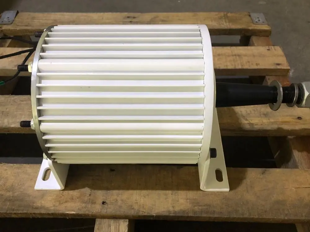 3 фазный генератор переменного тока с низким оборотом в минуту постоянным магнитом PMG 2000 Вт базой|Генераторы