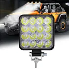 1 шт. супер свет 48 Вт 16 светодиодная лампа светильник для внедорожника автомобиля грузовика лодки для Trackor SUV комбинисветильник ильник светодиодный светильник