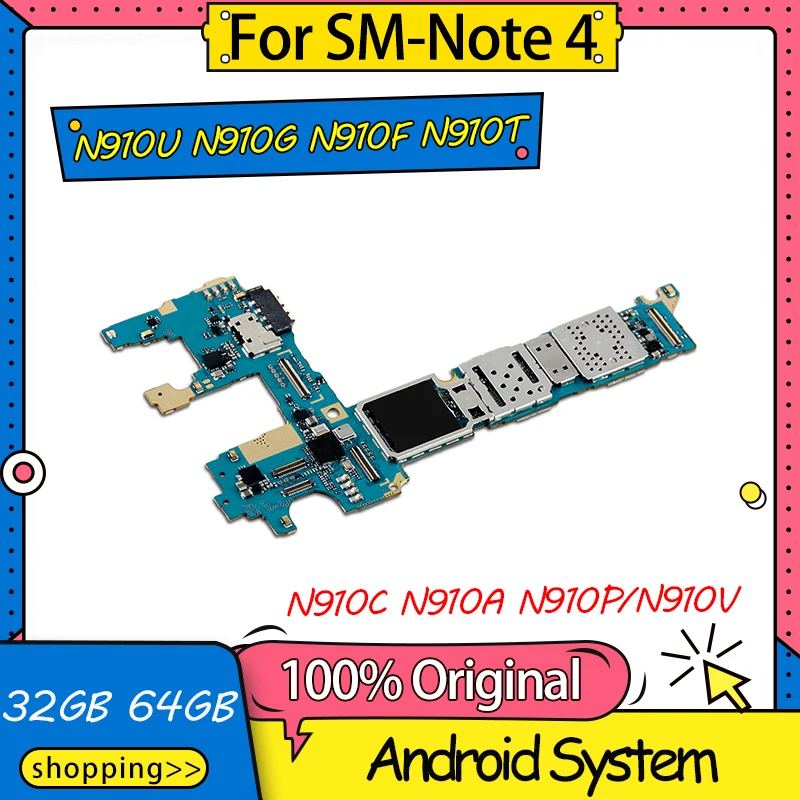 Европейская версия и оригинальная разблокированная материнская плата для Samsung