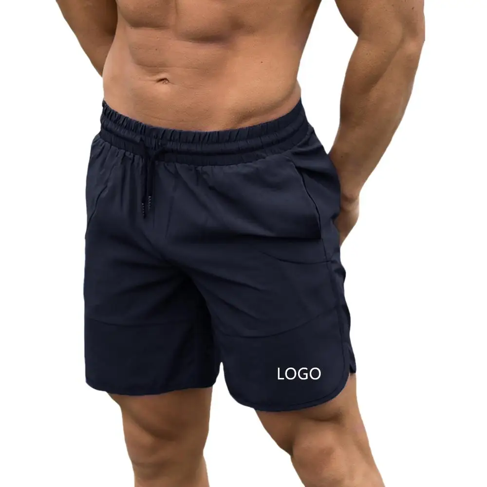 

Wholesales 7'' Inch Spandex Workout Shorts Mesh Fitness Mens Gym Pants With Pocket