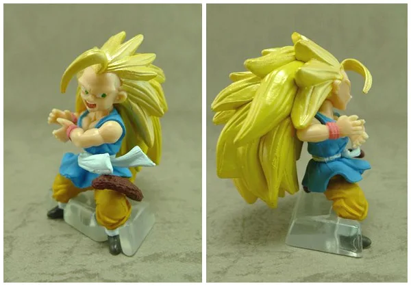 

BANDAI Dragon Ball Action Figure Genuine HG Gacha GT2 Super Three Small Son Goku Brand New Rare Model Toy