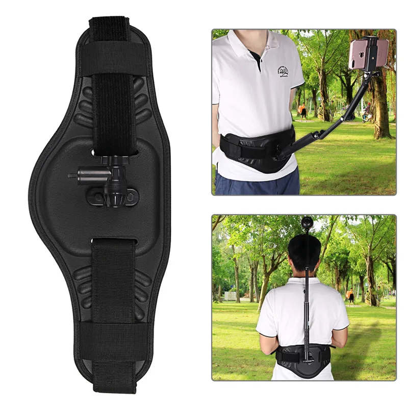 

Waist Belt Mount Strap with Adapter Screw for GoPro Fusion DJI OSMO Pocket Insta360 ONE X Ricoh Theta S/V/SC36 Xiaoyi