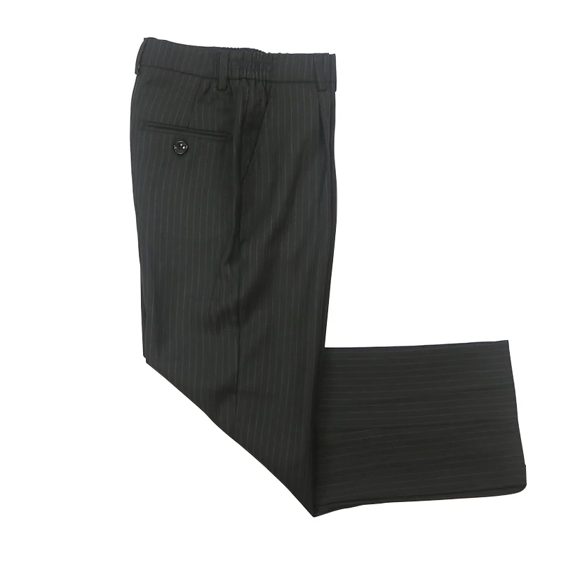 Nimble Свадебный костюм для мальчиков черный полосатый формальный Enfant Garcon