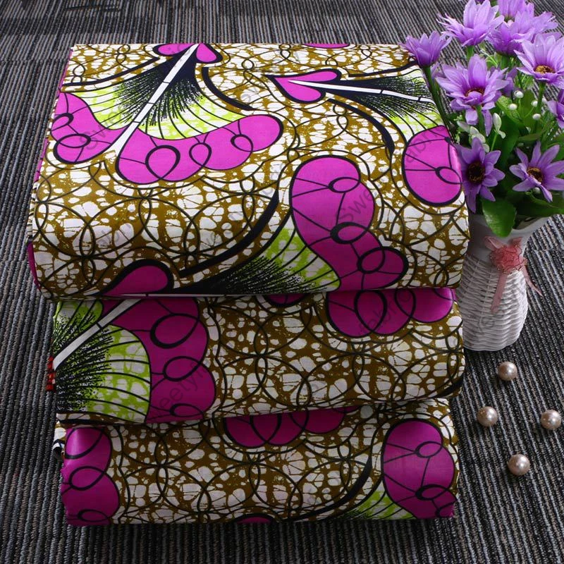 100% хлопок Африканский принт вощеная ткань голландский Голландский стиль