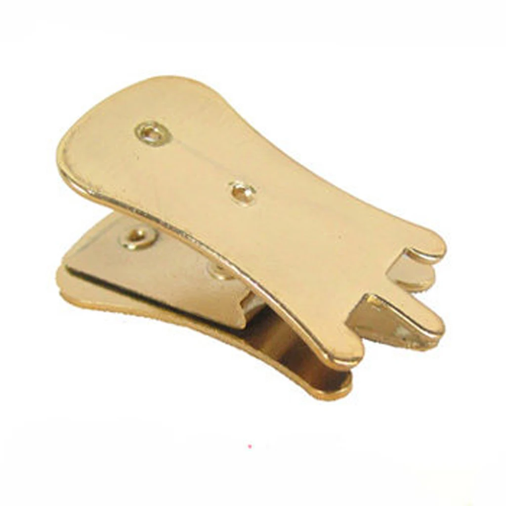 

Portable Metal Mute Silencer Quiet Practice Mute For Chinese Violin Erhu Golden Color