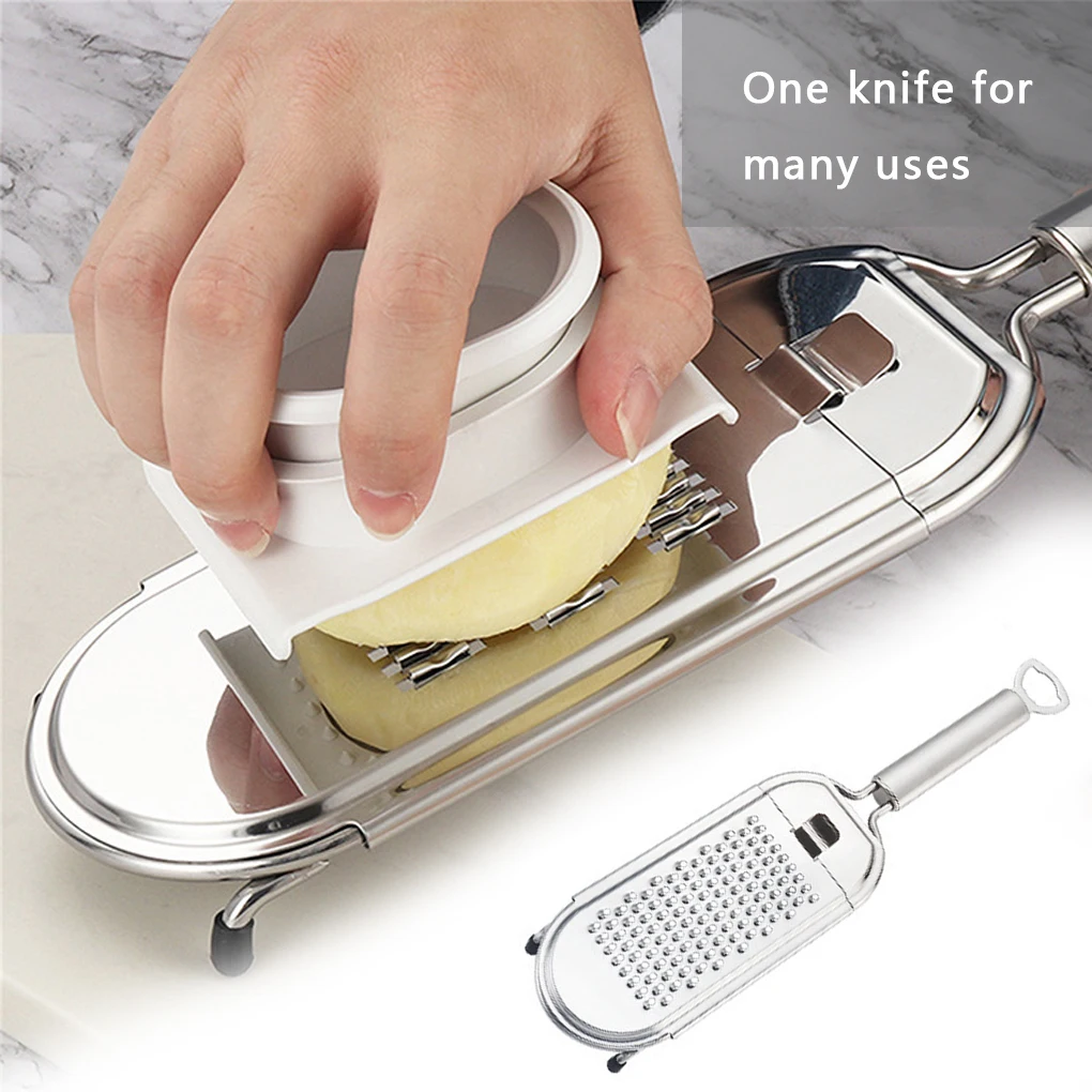

Manually Portable Vegetable Slicer Kitchen Stainless Steel Fruit Vegetable Grater Cheese Zester Kitchen Fruits Vegetables Gadget