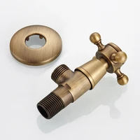 dwz free shipping european style copper bathroom toilet angle valve antique bronze toilet faucet bidets valve f12x12