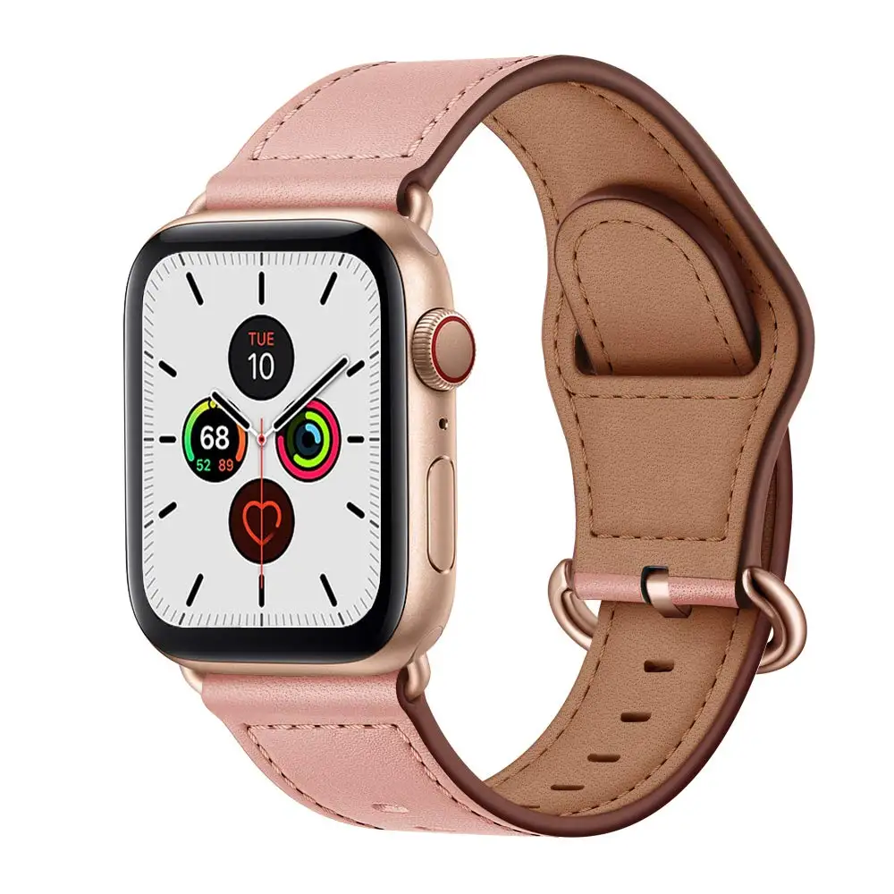 Кожаный ремешок для Apple watch 44 мм 40 мм iWatch 42 мм 38 мм браслет для часов из натуральной кожи Apple watch 5 4 3 2 1