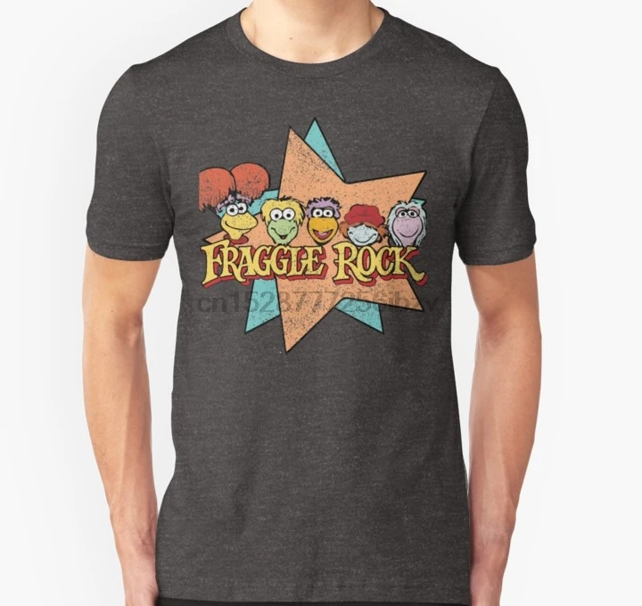 

Men Tshirt Fraggle Rock Fraggles 80S Muppets Unisex T Shirt(2) Printed T-Shirt Tees Top