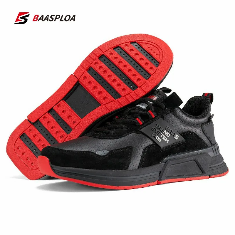 

Baasploa New Arrival Men Sneakers Non-Slip Shock Absorption Outdoor Hiking Shoes Breathable Tenis Shoes Female Running Shoes