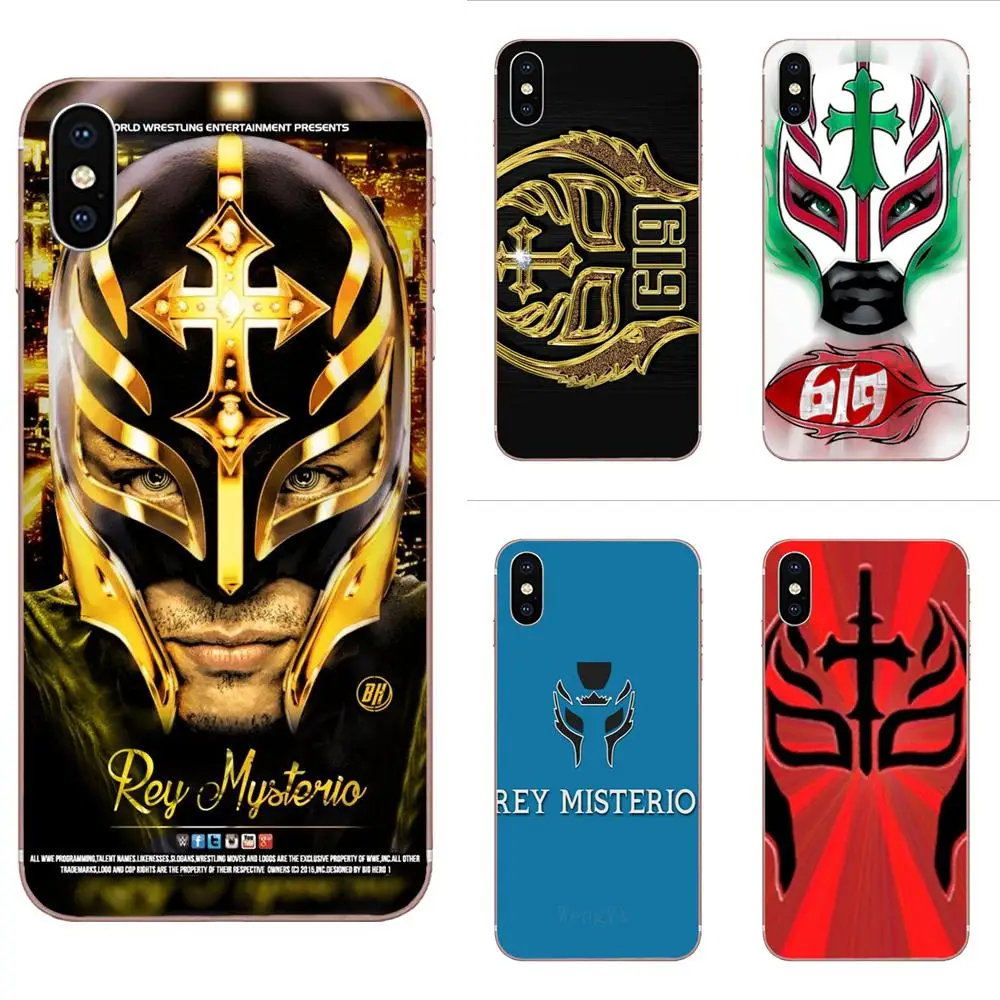 Для Xiao mi 3 4 4C 4i 5 5s 5X6 6X8 SE Pro Lite A1 Max x 2 Note мягкий TPU узор Розовый Rey Mysterio | Мобильные