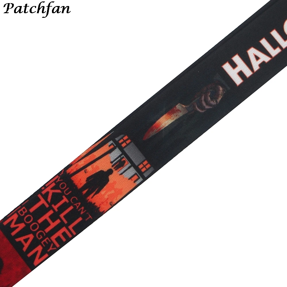 AD412 Patchfan с рисунком из фильма ужасов Талреп Брелок для ключей со значком ID карты