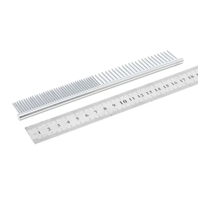 Антистатическая щетка из нержавеющей стали для груминга собак и кошек