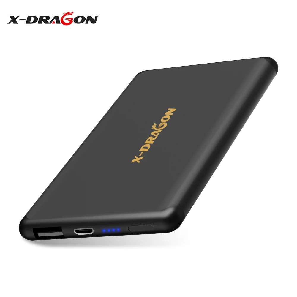 Портативное Внешнее зарядное устройство для iPhone Xiaomi Samsung смартфонов 5000 мАч X-DRAGON |