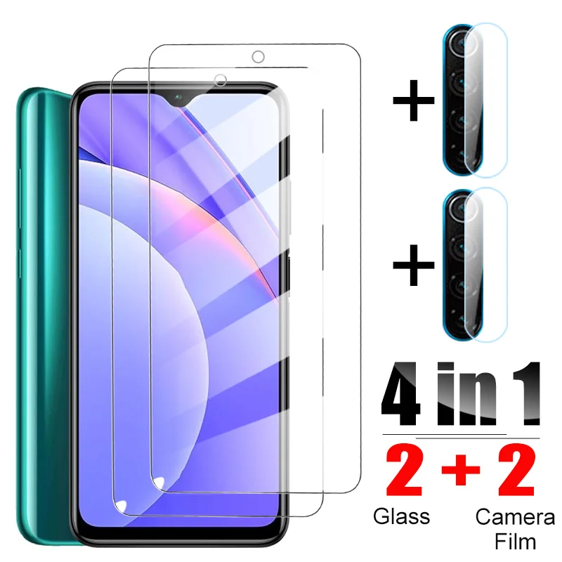 

4in1 Full Cover Tempered Glass On the For Xiaomi Redmi Note 9 8 7 5 6 9S 10 Pro Max Screen Protector On Redmi 8A 8 7A 9 9A Glass