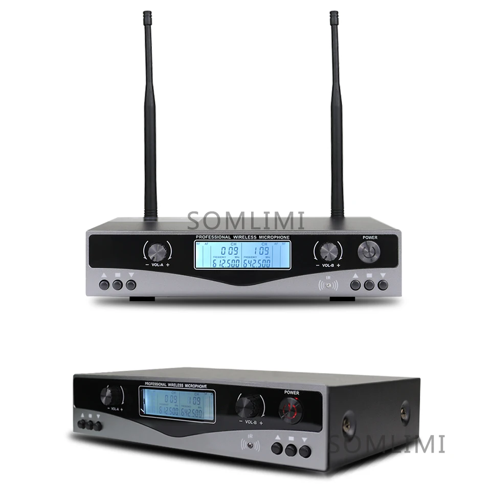 Новинка! Высокое качество UHF KSM8 профессиональный двойной беспроводной микрофон Система сценические выступления два беспроводных микрофона