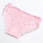 Новые женские хлопковые трусики, сексуальные кружевные трусики, женские трусики, удобное и дышащее нижнее белье