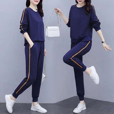 Костюм спортивный женский Повседневный из 2 предметов корейский стиль комплект