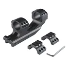 Тактическое сверхмощное крепление для консольного прицела 25,4 мм 1 дюйм, двойные кольца, плоская верхняя винтовка 20 мм, Picatiiny Rail Weaver Mount Hunting