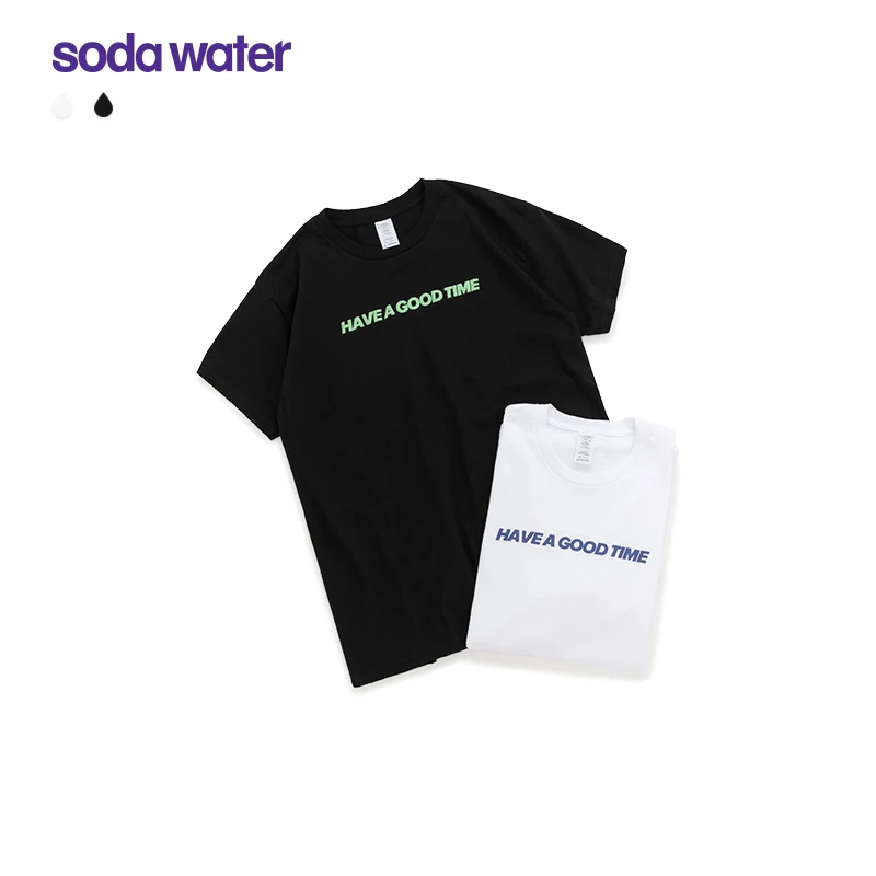 SODAWATER Girl цельная футболка женская в стиле хип-хоп хлопковая забавная для девочек s