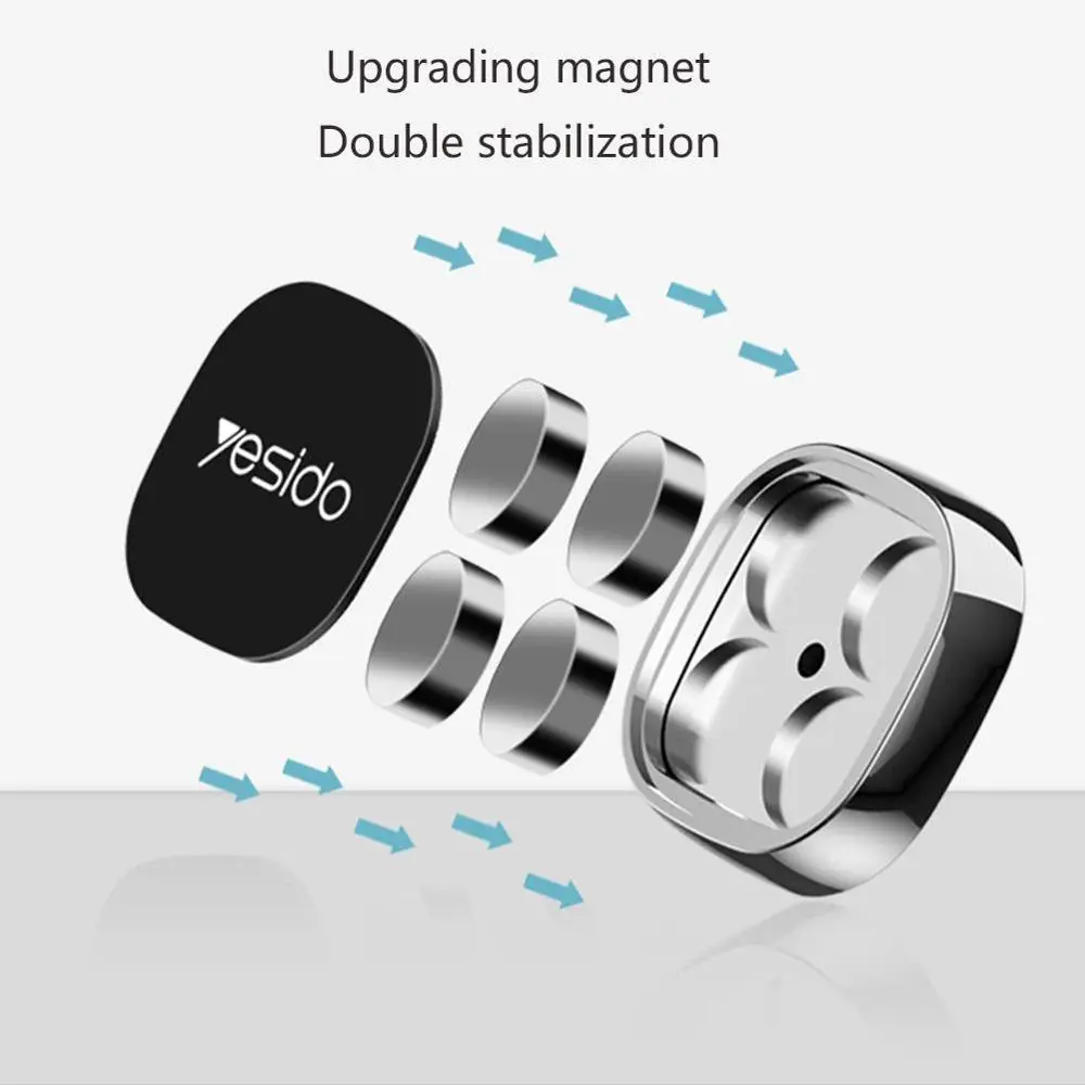 Новая металлическая круглая магнитная подставка мини магнитный автомобильный