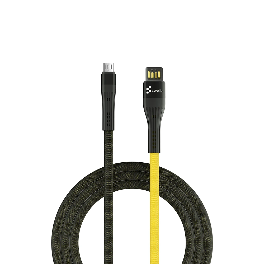 Micro USB Swalle 3A USB кабель для зарядки Micro usb type-C кабель для iPhone X 8 7 6 Xiaomi huawei samsung S9 S8 - Цвет: Micro USB