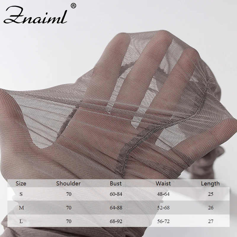

Znaiml Summer Mesh Patchwork With Gloves Ruched See-Through Sexy Party Club Crop Tops Women Streetwear Outfits Tshirts Y2K Tees