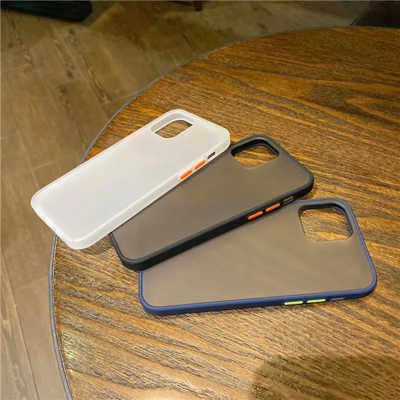 

Liquid Silicone Shockproof Matte Phone Case Phone Case For Iphone 11 12 Pro Mini 7 8 Plus X XS MAX XR SE 2020 Soft Back Cover