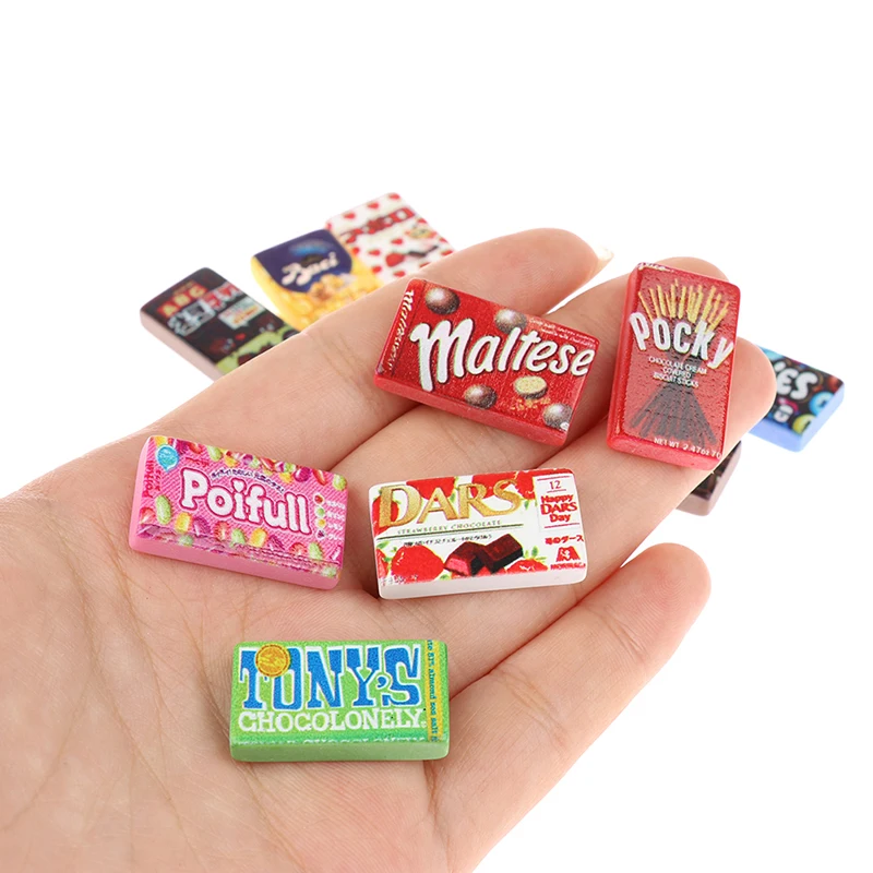 10 шт./лот миниатюрный кукольный домик супермаркет еда резиновые закуски декор