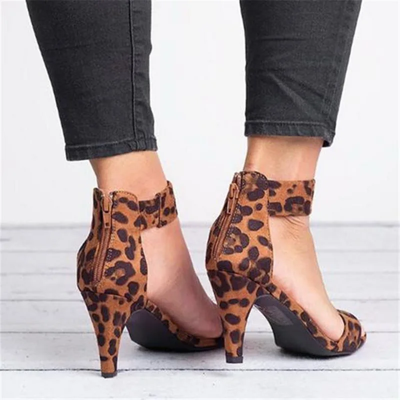 

Open-toed summer shoes with high heels sandals lace-up women's zapatos de mujer stilettos buckle open-toe sandals SandaliasMujer