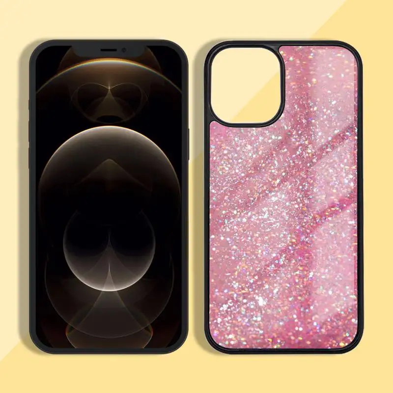 

Bling Bling Kawaii love Phone Case Silicone TPU+PC For iPhone 11 12 mini Pro MAX 5 6 7 8 Plus Samsung Note20 10 Plus S7 8
