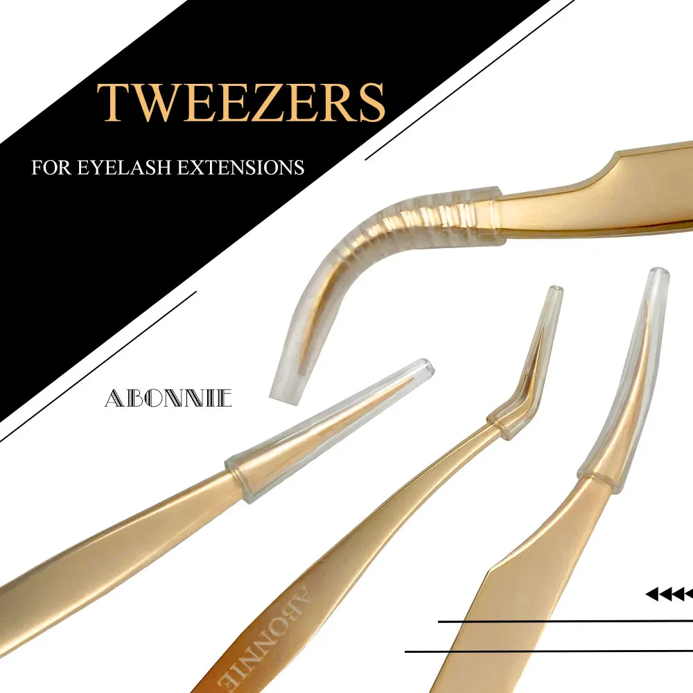 Пинцет Abonnie частный бренд золотой для красоты инструменты макияжа различные