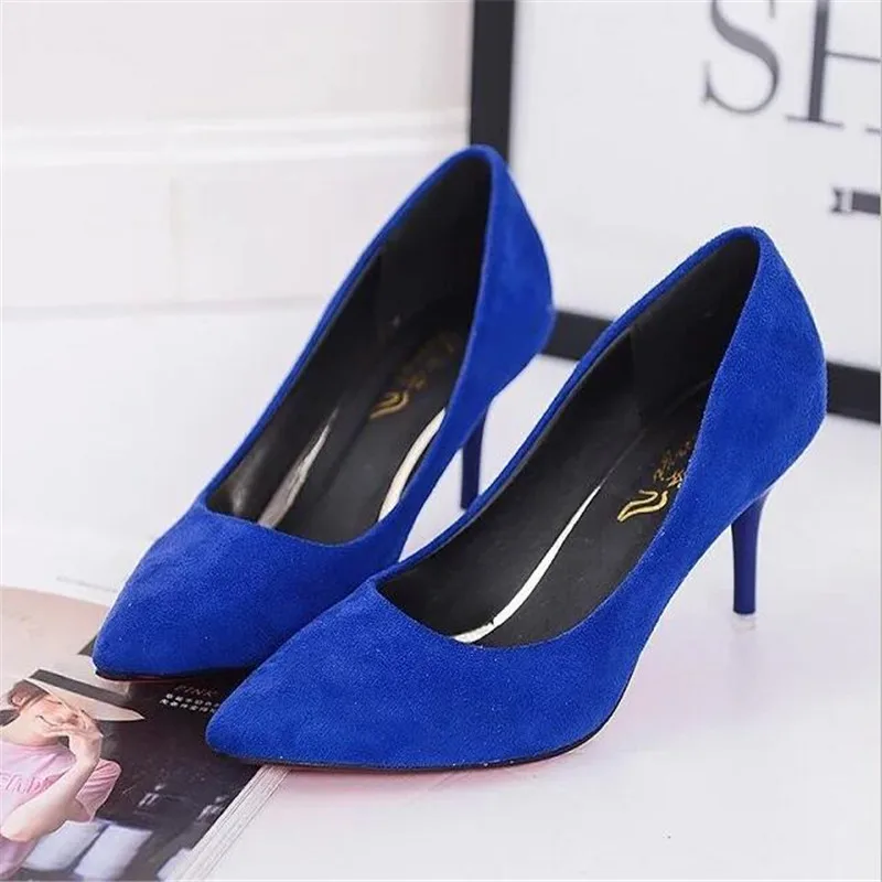 

Hot Selling Women Shoes Pointed Toe Pumps Patent Leather Dress Red 8CM High Heels Boat Shoes Shadow Wedding Shoes Zapatos Mujer