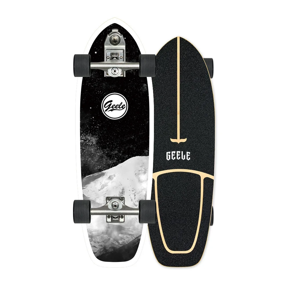 

4 Wheels Maple Skate Board Roller Skateboard Professional Carver Surf Land Board Skating Men For Adult Highly Smooth Outdoor
