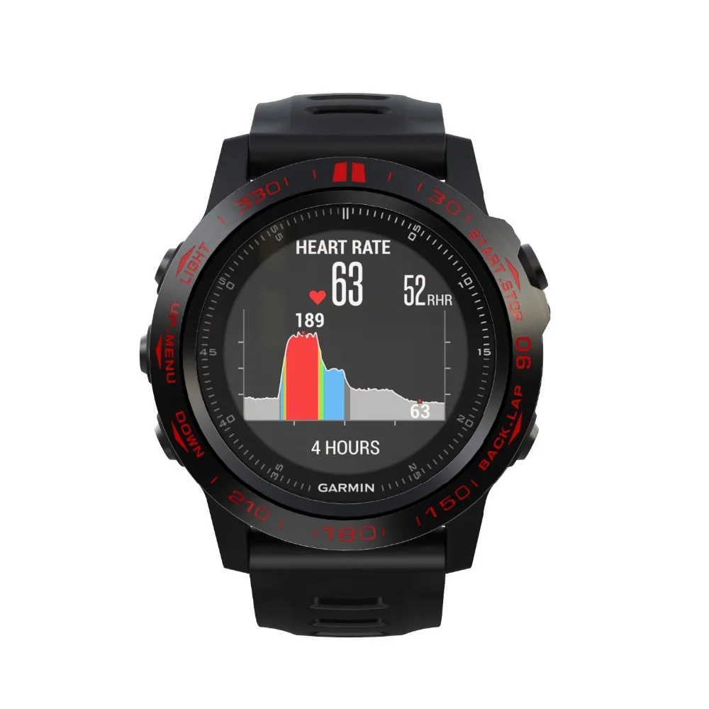 Безель, кольцо, умные аксессуары для Garmin Fenix 5 5X3 3HR, браслет для часов, клейкая крышка, металлическое кольцо с защитой от царапин, Безель