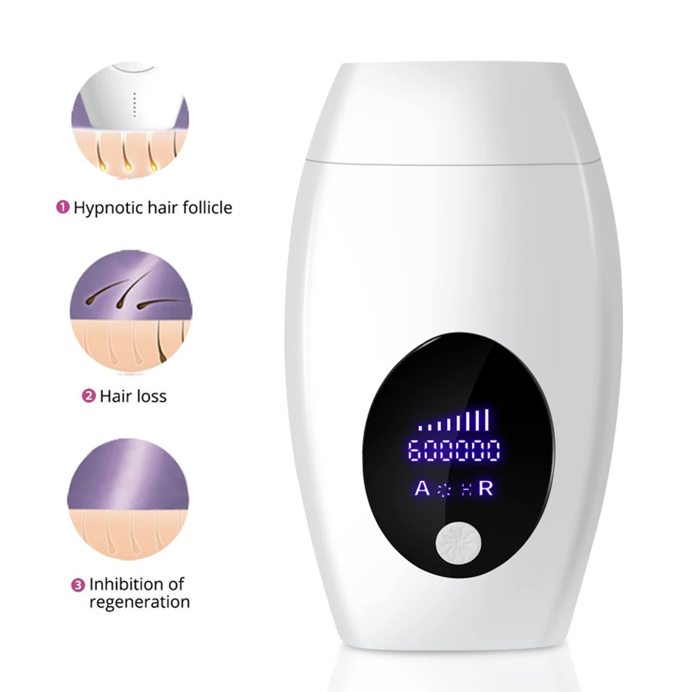 Мини 600000 флэш Перманентный эпилятор лазерная эпиляция электрический для