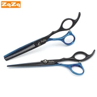 zqzq hairdressing scissors 6 inch hair scissors professional barber scissors cutting thinning styling tool hairdressing shear